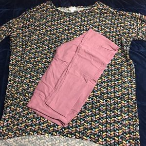 LuLaRoe TC Leggings and Medium Irma
